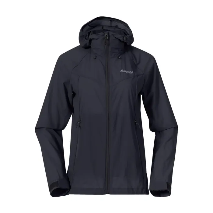 Women Bergans Of Norway Softshell Jackets Skar Light Windbreaker Jacket Black