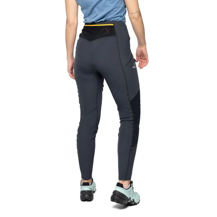 Women Bergans Of Norway Softshell Pants Y Lightline Fast Winter Tights Dark Shadow Grey Black