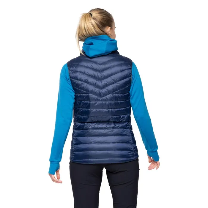Women Bergans Of Norway Vests Rabot Light Down Vest Navy Blue