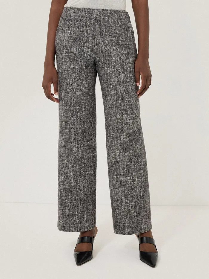 Women Blake Boucle Trouser Grey Jigsaw Trousers
