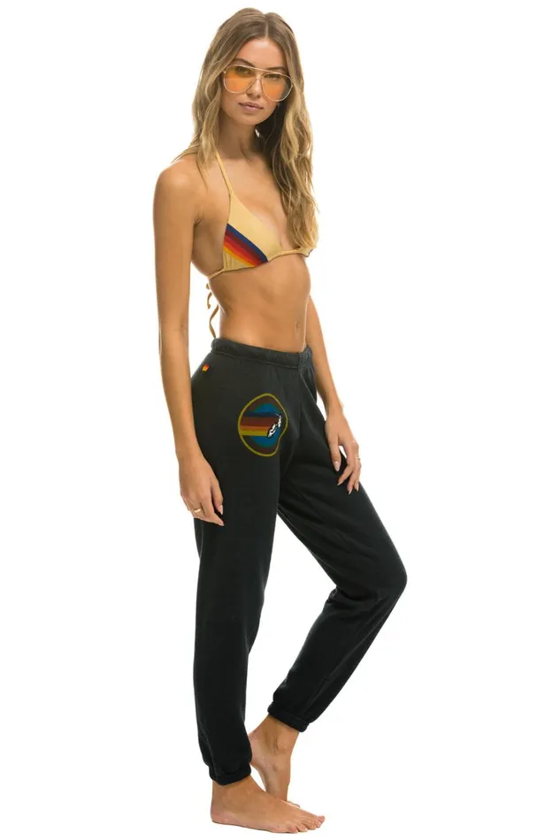 Women Bottoms Aviator Nation AVIATOR NATION SWEATPANTS 8211 CHARCOAL Women Bottoms Aviator Nation AVIATOR NATION SWEATPANTS 8211 CHARCOAL