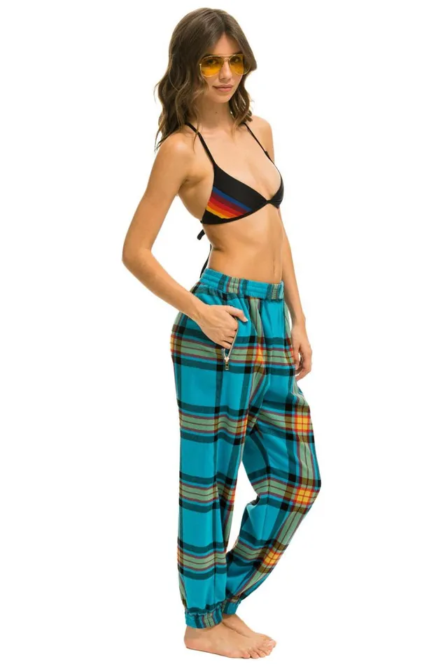 Women Bottoms Aviator Nation PLAID LODGE PANT 8211 JACKSON PLAID Women Bottoms Aviator Nation PLAID LODGE PANT 8211 JACKSON PLAID