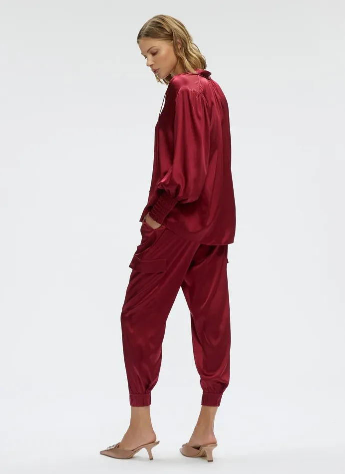 Women Bottoms Robert Graham IRYNA PANT Burgundy