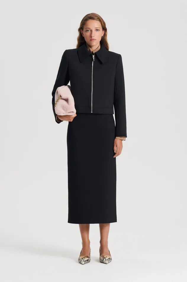 Women CADY ZIP JACKET BLACK Jackets Scanlan Theodore