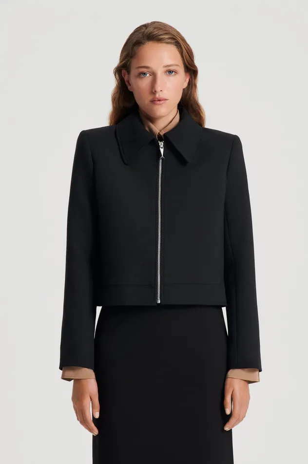 Women CADY ZIP JACKET BLACK Jackets Scanlan Theodore