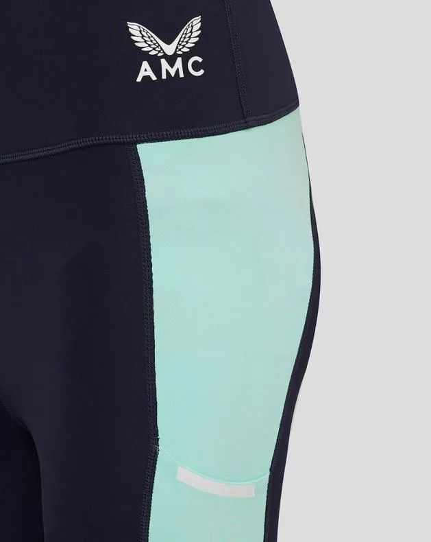 Women Castore Leggings WoAMC Lightweight Aeromesh Leggings 8211 Navy