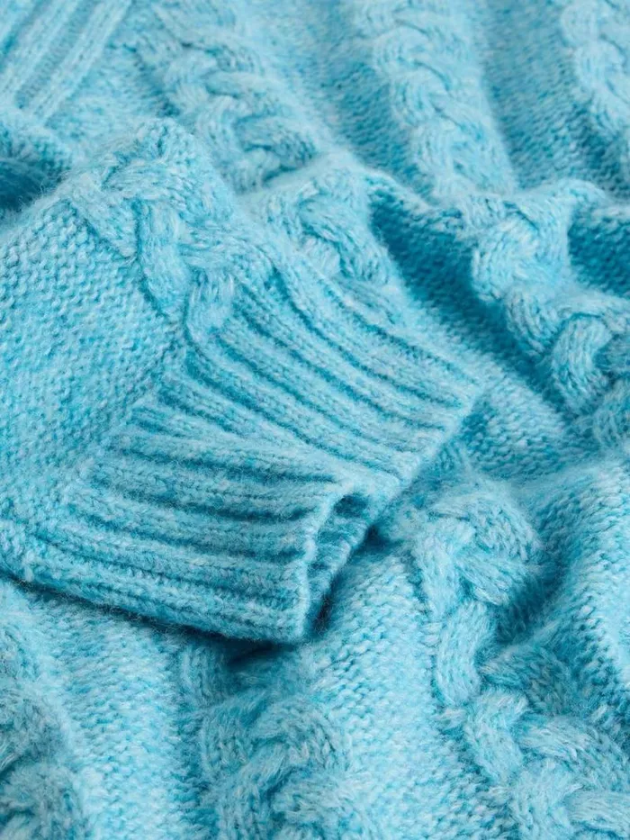 Women CLEO JUMPER Bright Blue White Stuff Knitwear