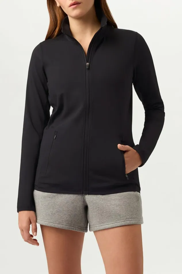Women Coats and Jackets Fila Fila Flattering Fit Jacket 001 Black