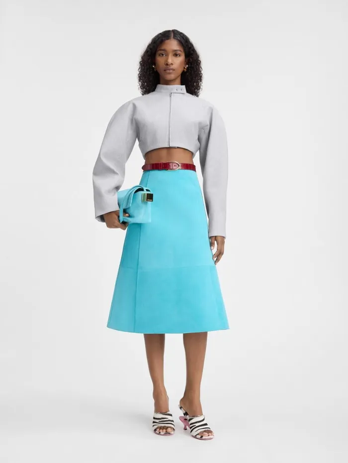 Women Coats and Jackets JACQUEMUS The Cabri Jacket Light Grey