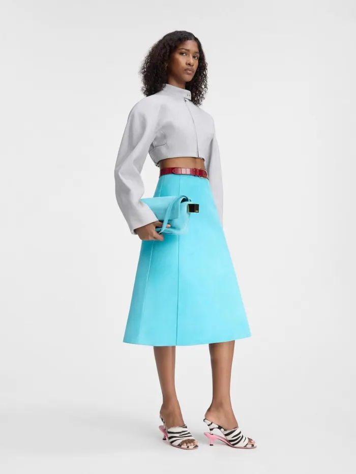 Women Coats and Jackets JACQUEMUS The Cabri Jacket Light Grey