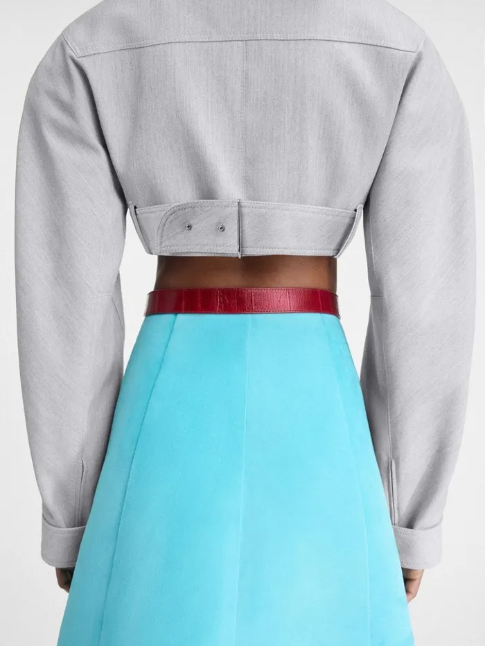 Women Coats and Jackets JACQUEMUS The Cabri Jacket Light Grey