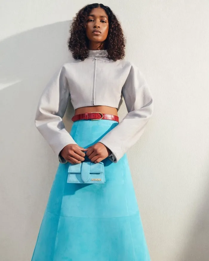 Women Coats and Jackets JACQUEMUS The Cabri Jacket Light Grey
