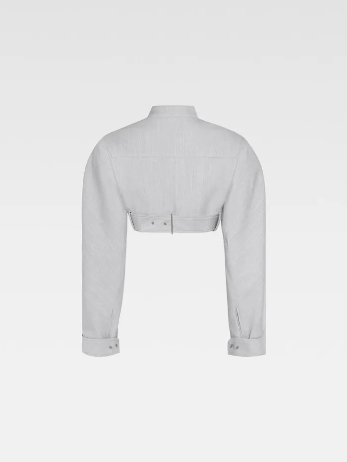 Women Coats and Jackets JACQUEMUS The Cabri Jacket Light Grey