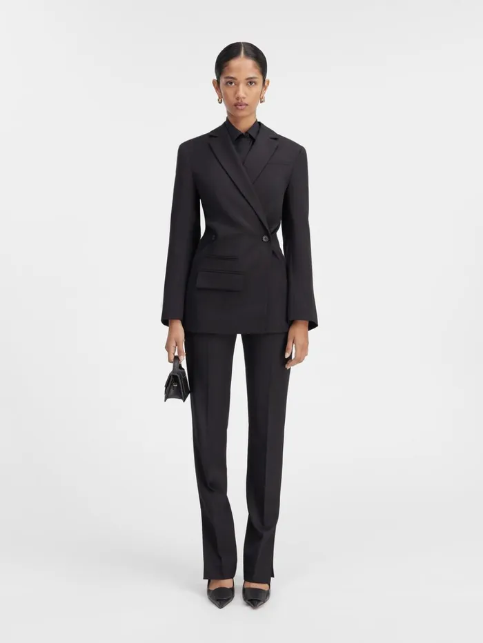 Women Coats and Jackets JACQUEMUS The Tibau Jacket Black