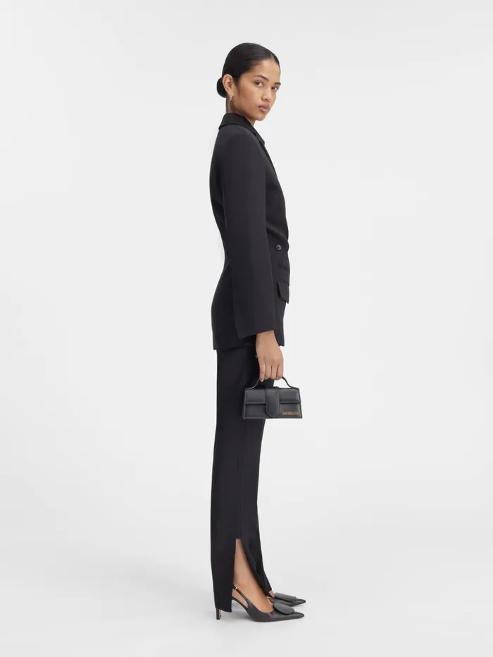 Women Coats and Jackets JACQUEMUS The Tibau Jacket Black Women Coats and Jackets JACQUEMUS The Tibau Jacket Black