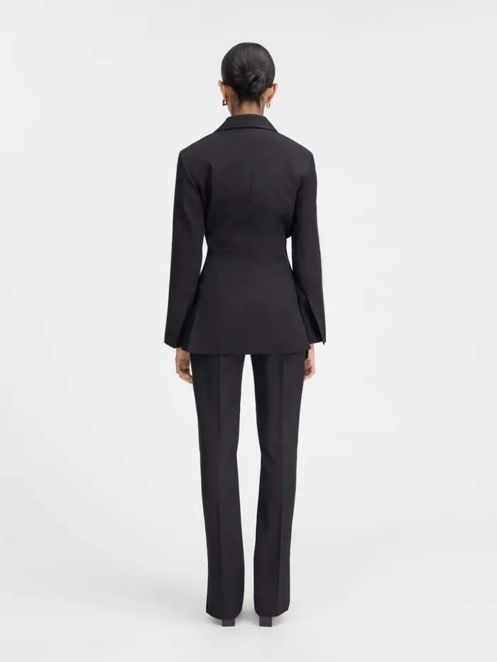 Women Coats and Jackets JACQUEMUS The Tibau Jacket Black Women Coats and Jackets JACQUEMUS The Tibau Jacket Black