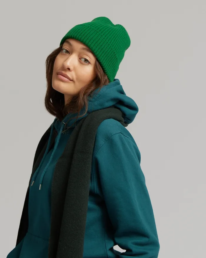 Women Colorfulstandard Merino Wool Beanie 8211 Pacific Blue Beanies