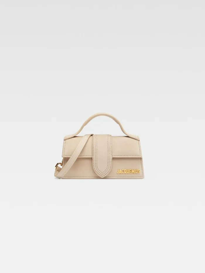 Women Crossbody and Handbags JACQUEMUS The Bambino Dark Beige