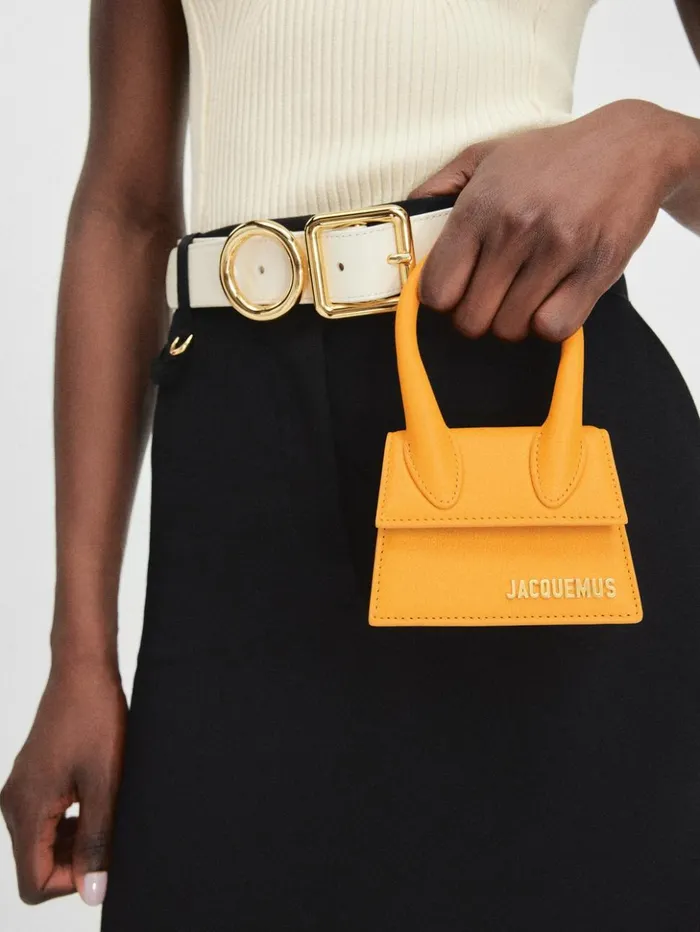 Women Crossbody and Handbags JACQUEMUS The Chiquito Dark Orange