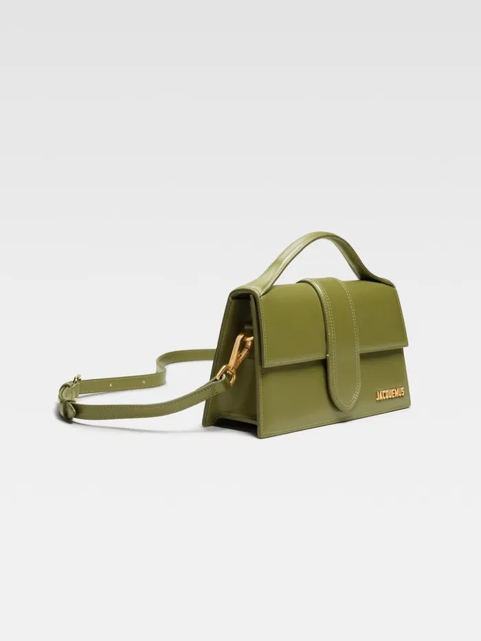 Women Crossbody and Handbags JACQUEMUS The Large Bambino Khaki