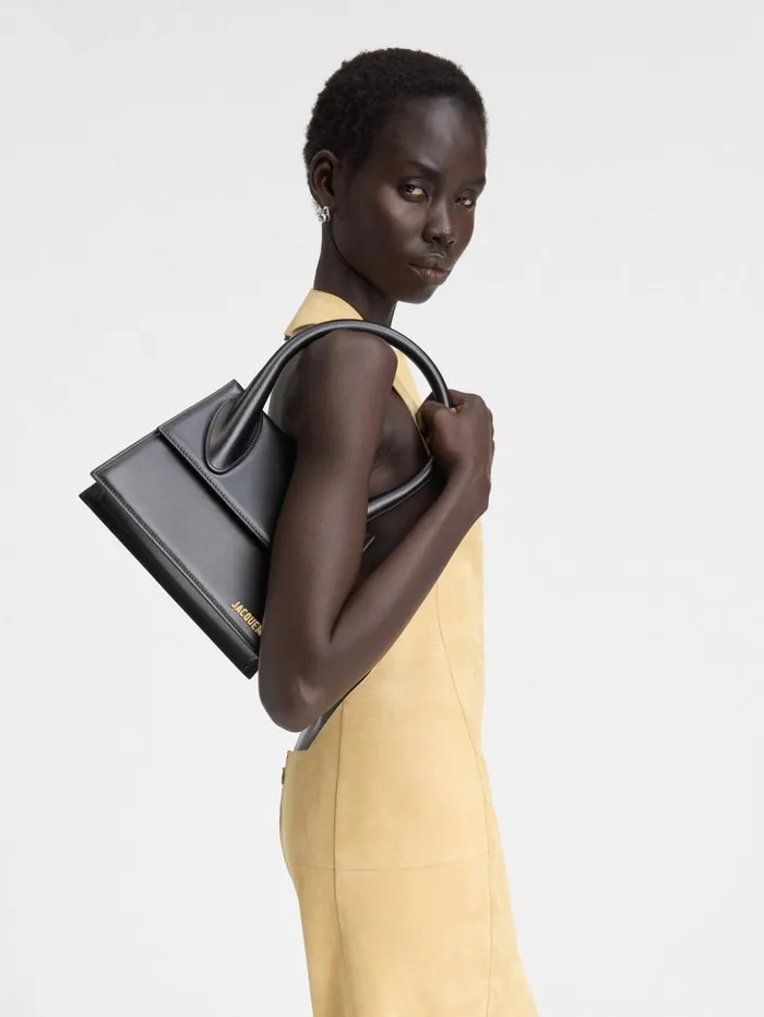 Women Crossbody and Handbags JACQUEMUS The Large Chiquito Black Women Crossbody and Handbags JACQUEMUS The Large Chiquito Black