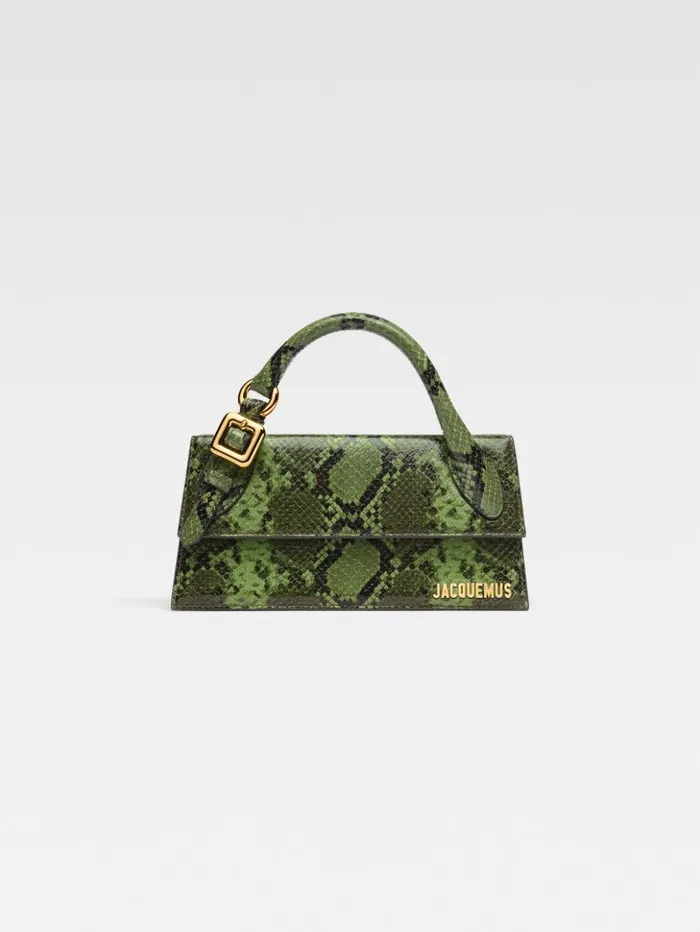Women Crossbody and Handbags JACQUEMUS The Long Chiquito With Buckle Green