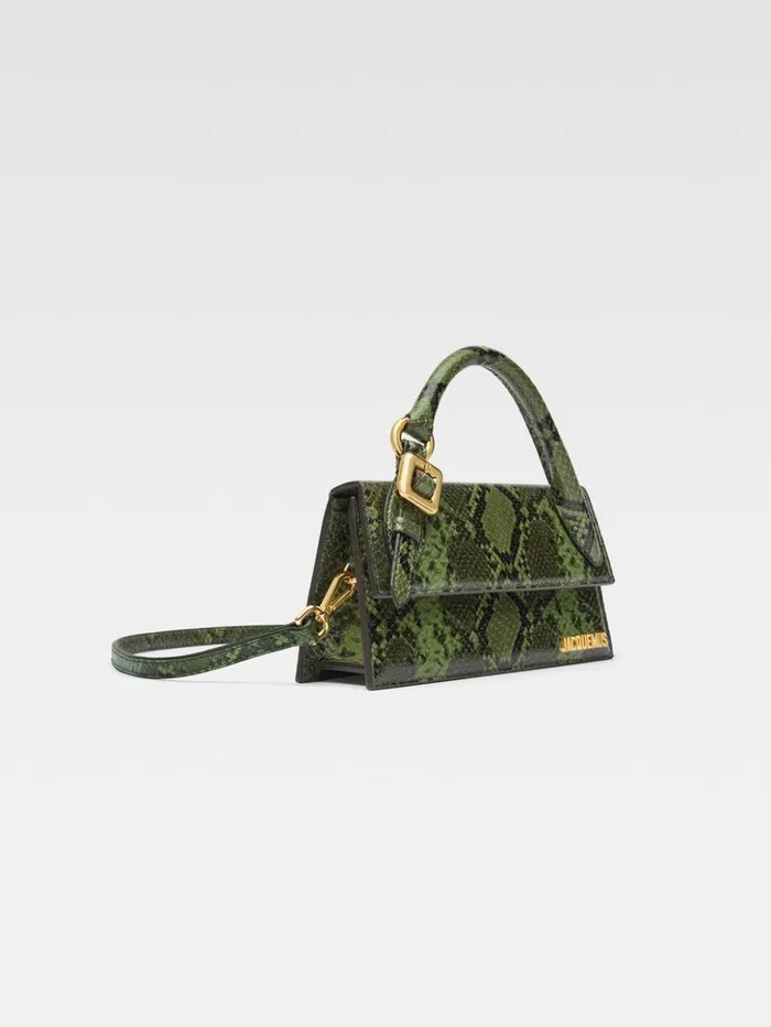 Women Crossbody and Handbags JACQUEMUS The Long Chiquito With Buckle Green Women Crossbody and Handbags JACQUEMUS The Long Chiquito With Buckle Green