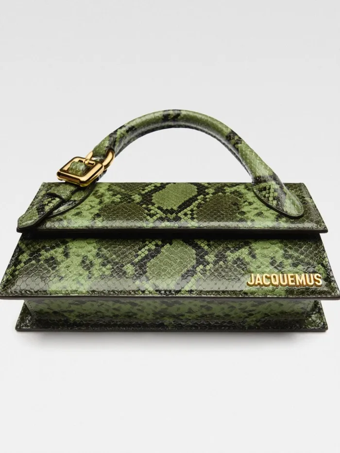 Women Crossbody and Handbags JACQUEMUS The Long Chiquito With Buckle Green Women Crossbody and Handbags JACQUEMUS The Long Chiquito With Buckle Green