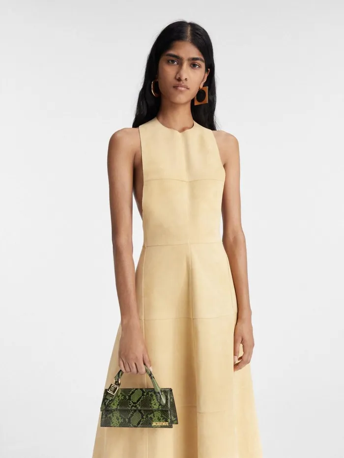Women Crossbody and Handbags JACQUEMUS The Long Chiquito With Buckle Green Women Crossbody and Handbags JACQUEMUS The Long Chiquito With Buckle Green