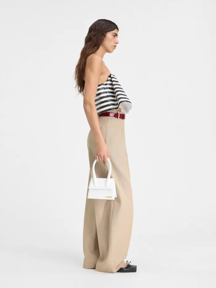 Women Crossbody and Handbags JACQUEMUS The Medium Chiquito White