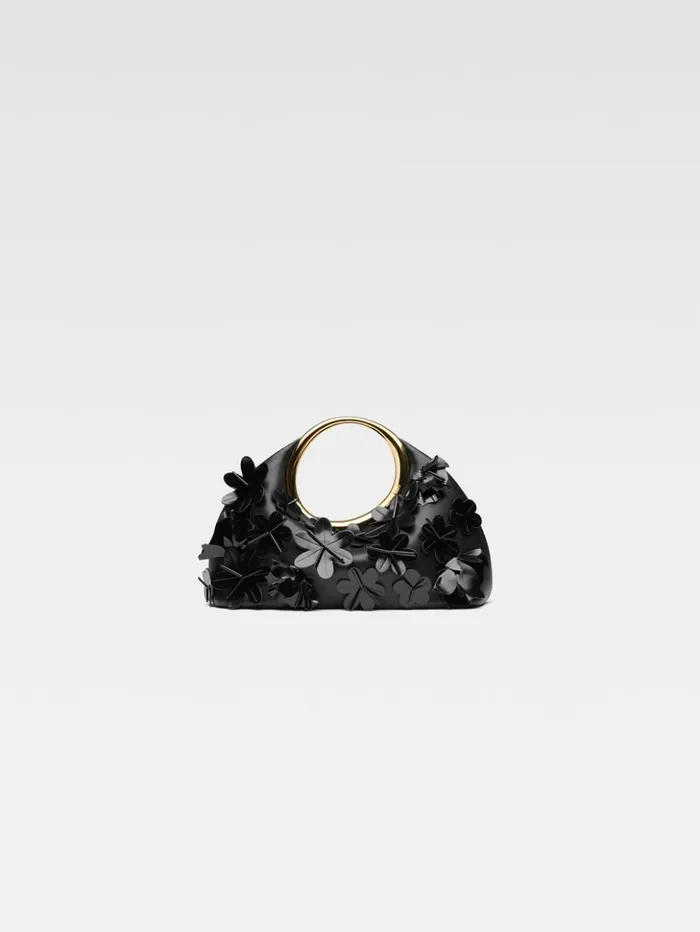 Women Crossbody and Handbags JACQUEMUS The Small Embroidered Calino Black
