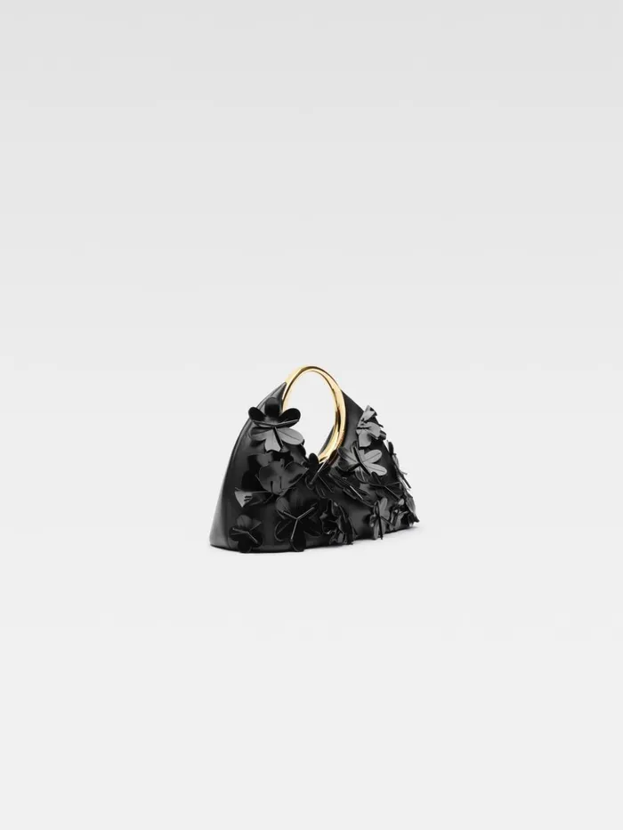 Women Crossbody and Handbags JACQUEMUS The Small Embroidered Calino Black