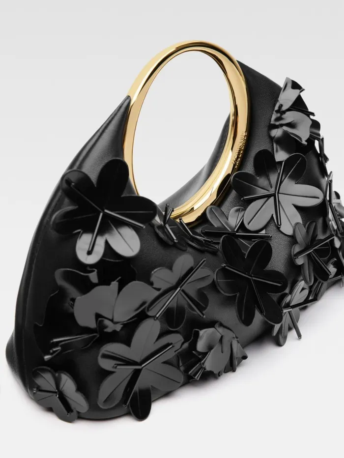 Women Crossbody and Handbags JACQUEMUS The Small Embroidered Calino Black