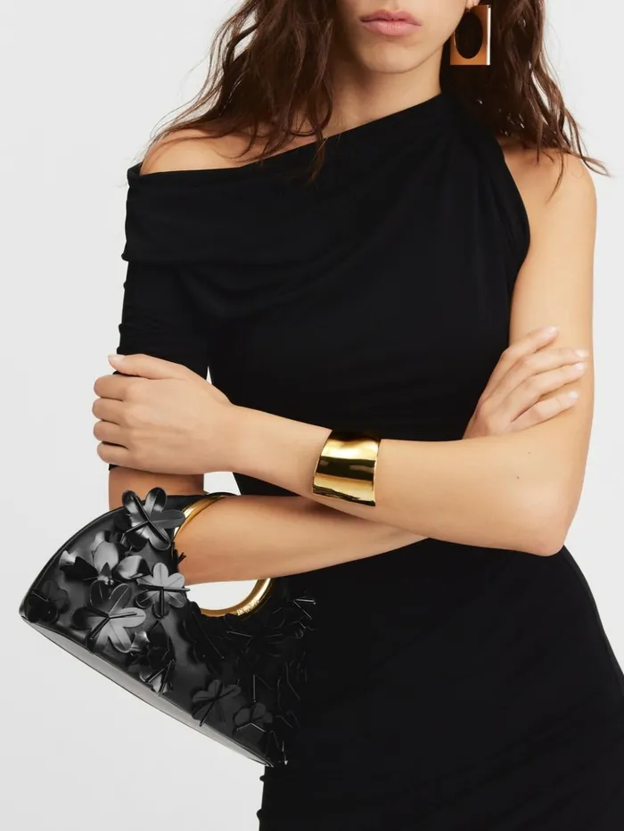 Women Crossbody and Handbags JACQUEMUS The Small Embroidered Calino Black