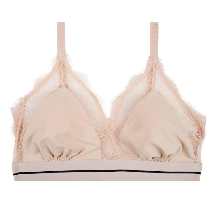 Women Cup E To F Love Stories Love Lace Bralette Sand