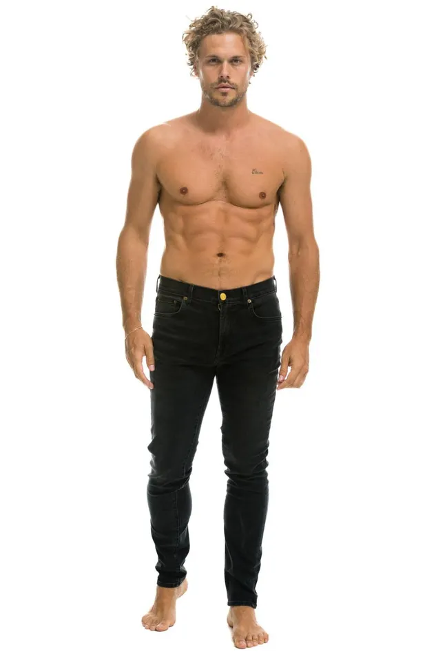 Women Denim Aviator Nation MEN039S SLIM FIT SURFER DENIM JEAN 8211 VINTAGE BLACK Women Denim Aviator Nation MEN039S SLIM FIT SURFER DENIM JEAN 8211 VINTAGE BLACK