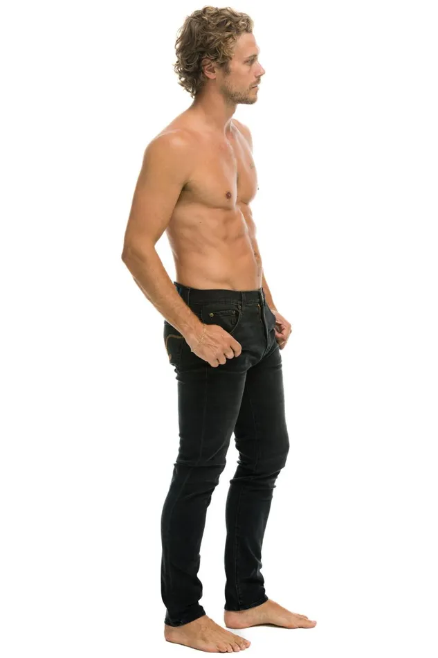 Women Denim Aviator Nation MEN039S SLIM FIT SURFER DENIM JEAN 8211 VINTAGE BLACK Women Denim Aviator Nation MEN039S SLIM FIT SURFER DENIM JEAN 8211 VINTAGE BLACK