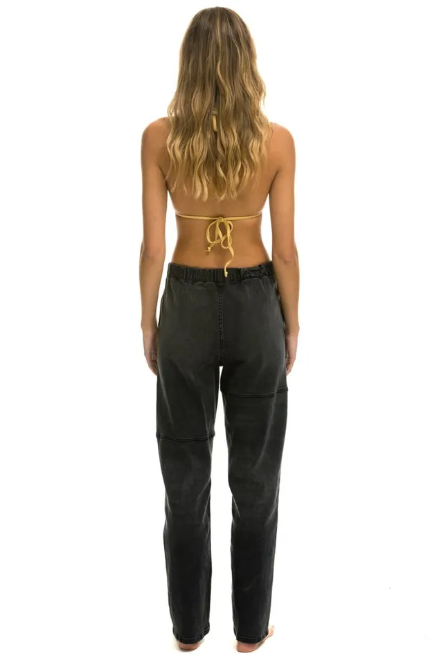 Women Denim Aviator Nation MID RISE RANCHER RELAXED FIT JEAN 8211 VINTAGE BLACK Women Denim Aviator Nation MID RISE RANCHER RELAXED FIT JEAN 8211 VINTAGE BLACK