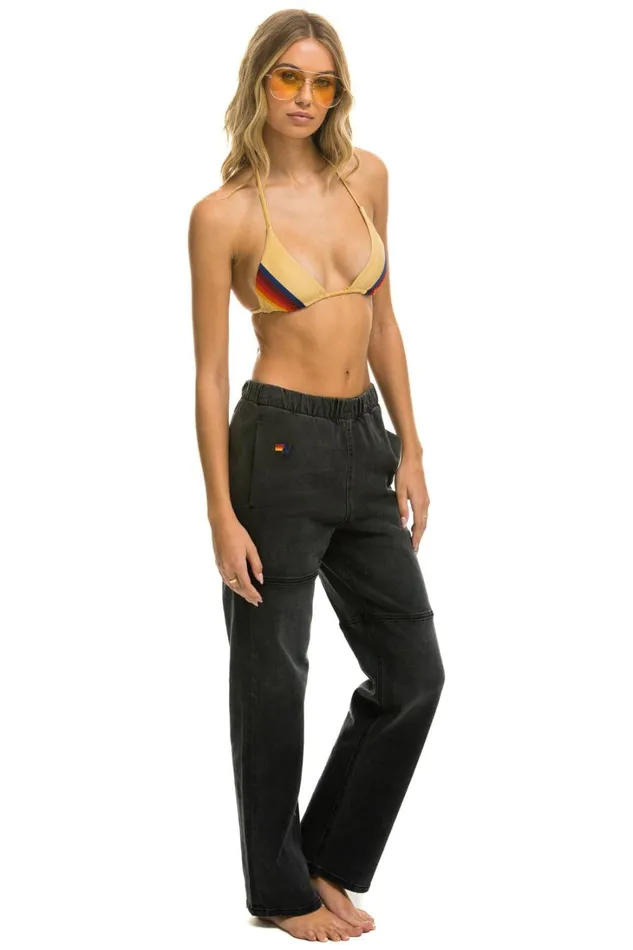 Women Denim Aviator Nation MID RISE RANCHER RELAXED FIT JEAN 8211 VINTAGE BLACK Women Denim Aviator Nation MID RISE RANCHER RELAXED FIT JEAN 8211 VINTAGE BLACK