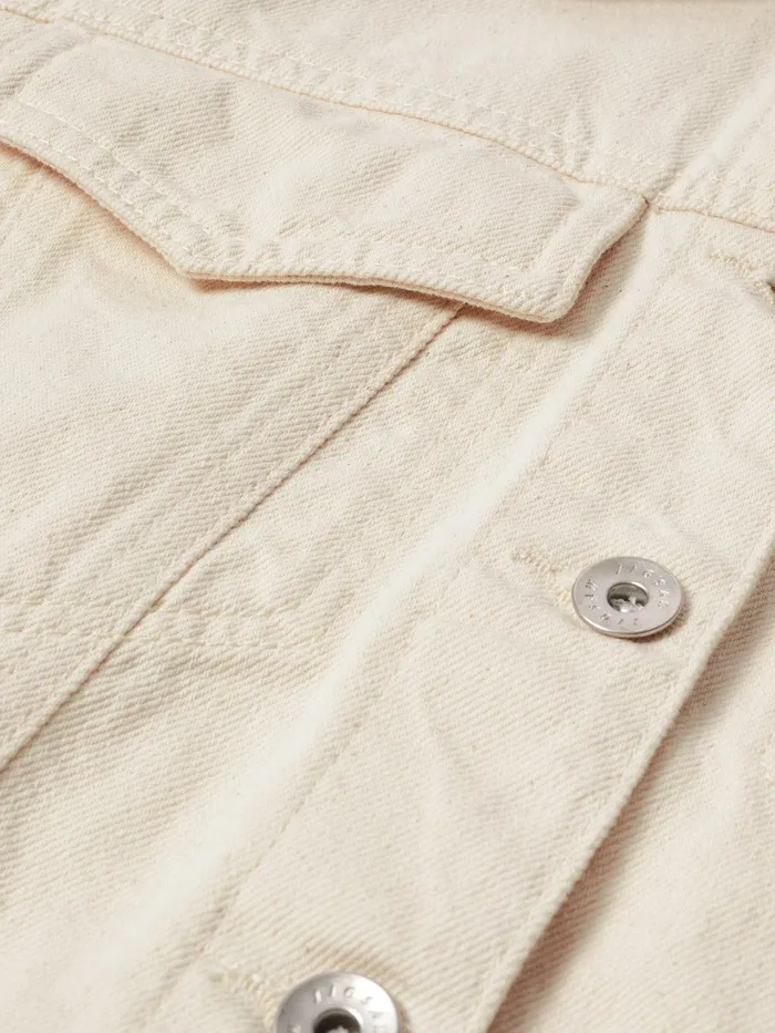 Women Denim Jacket Cream Jigsaw Denim