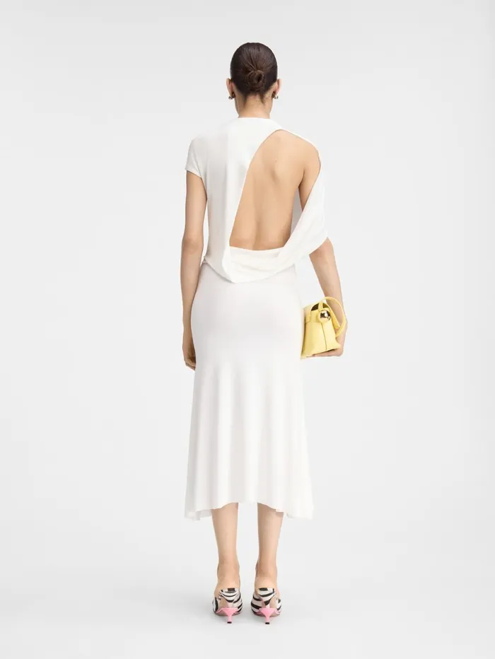 Women Dresses and Skirts JACQUEMUS The Salerno Dress White Women Dresses and Skirts JACQUEMUS The Salerno Dress White