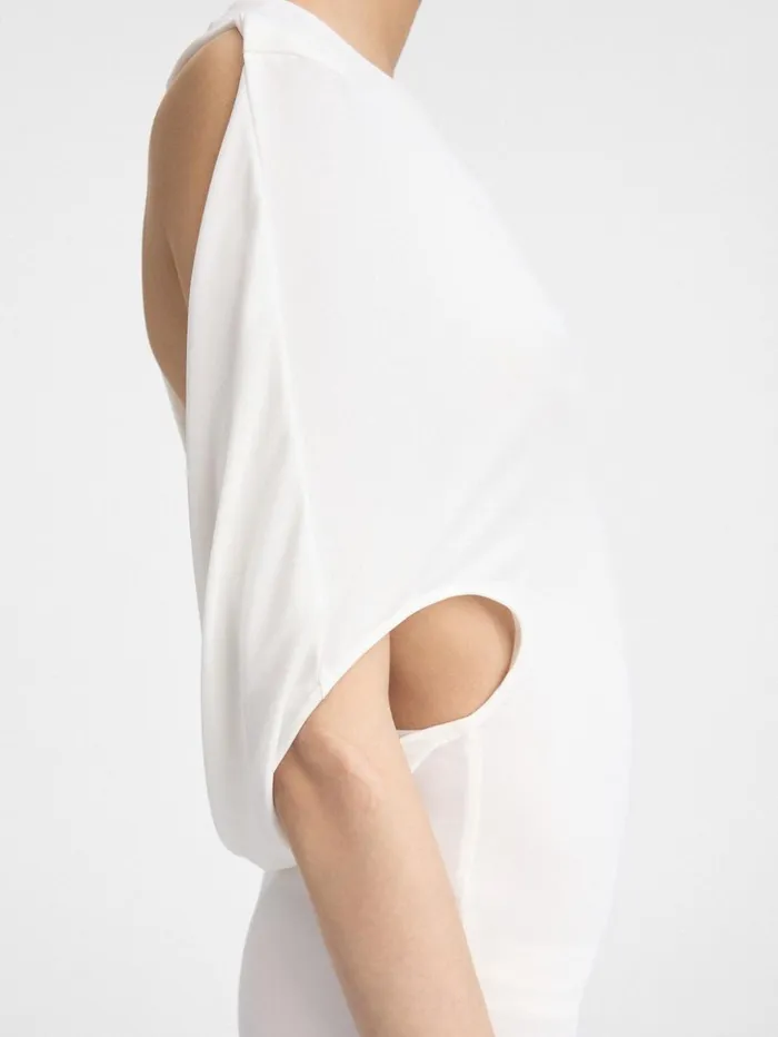 Women Dresses and Skirts JACQUEMUS The Salerno Dress White Women Dresses and Skirts JACQUEMUS The Salerno Dress White