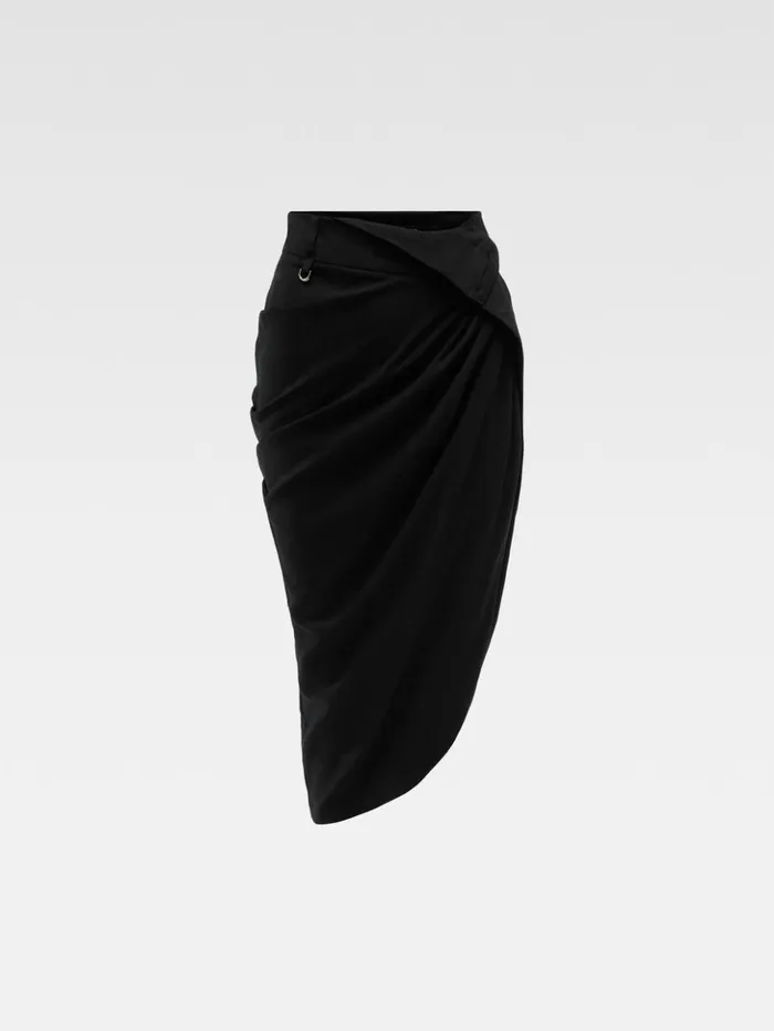 Women Dresses and Skirts JACQUEMUS The Saudade Skirt Black Women Dresses and Skirts JACQUEMUS The Saudade Skirt Black