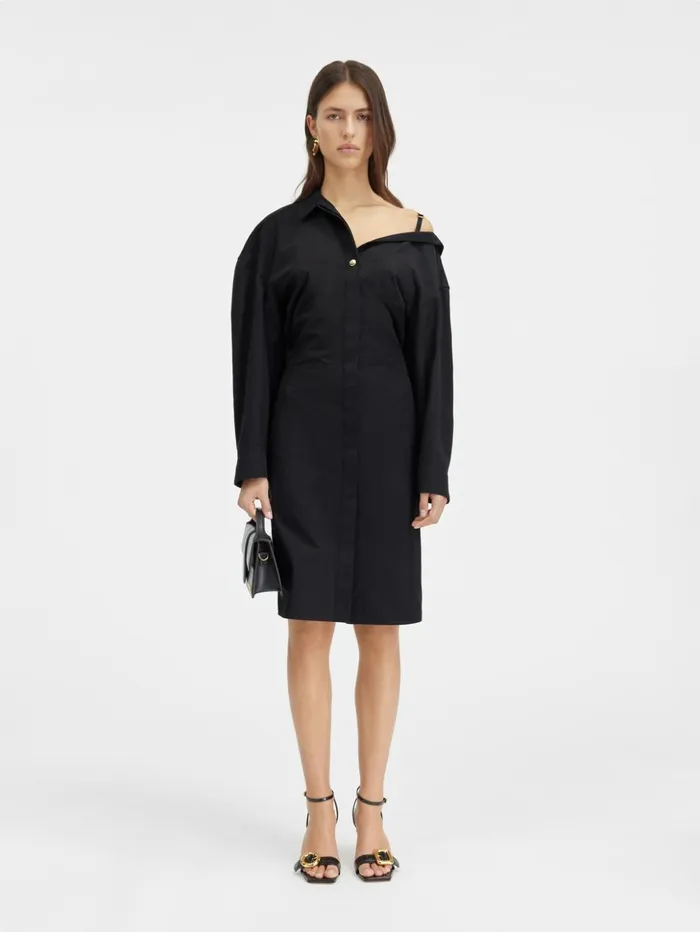 Women Dresses and Skirts JACQUEMUS The Shirt Dress Black