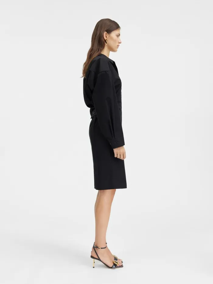 Women Dresses and Skirts JACQUEMUS The Shirt Dress Black Women Dresses and Skirts JACQUEMUS The Shirt Dress Black