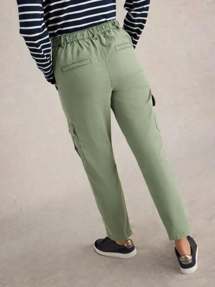 Women Everleigh Cargo Trouser Mid Green White Stuff Trousers Women Everleigh Cargo Trouser Mid Green White Stuff Trousers