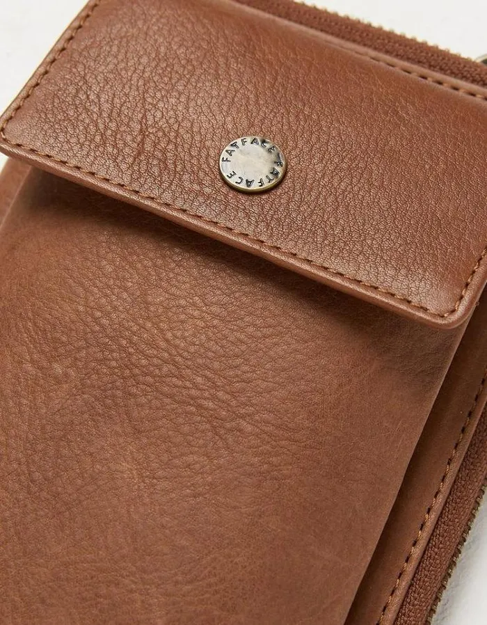 Women FatFace Bags and Wallets Louisa Purse Phone Bag Tan