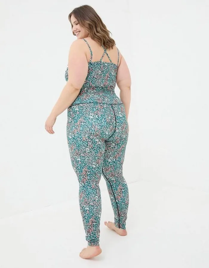 Women FatFace Ebb and Flow Activewear Venus Print Legging Multi