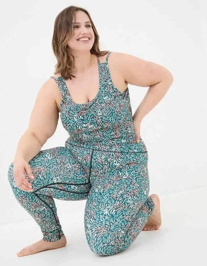 Women FatFace Ebb and Flow Activewear Venus Print Legging Multi