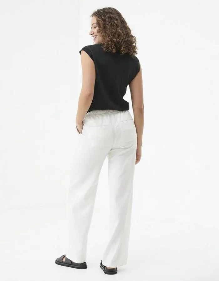 Women FatFace Pants and Leggings Iva Wide Leg Pants White